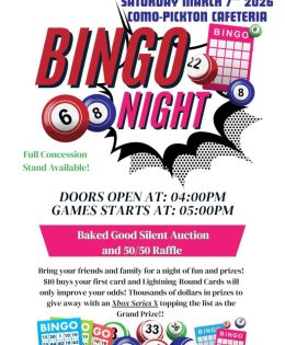 Como-Pickton Band Booster Bingo