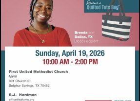 First United Methodist Church to Host Blood Drive April 19th