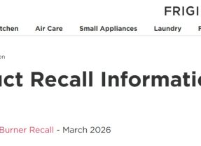 Frigidaire Recalls Over 170,000 Gas Ranges Due To Burn Hazard