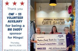 CMF-SS Volunteer Auxiliary Gives Back By Sponsoring Mingo