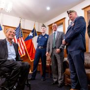 Governor Abbott Receives Award For Veteran Services At American Legion Post 76 In Austin