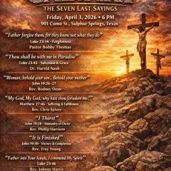 Last Seven Saying of Christ on the Cross Event