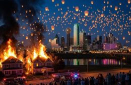 Chinese New Year Lanterns Blamed for Two Homes Destroyed