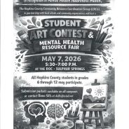 The CRCG Student Art Contest and Mental Health Resource Fair was Held May 7th