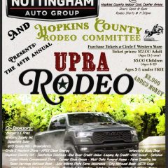 UPRA Rodeo Coming to Hopkins County April 17th and 18th