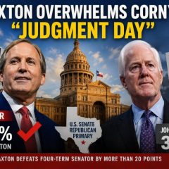 Paxton Defeats Cornyn in Primary