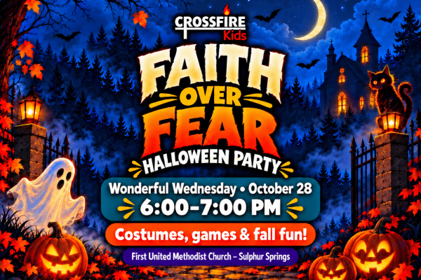 First United Methodist Church of Sulphur Springs Plans a Safe Halloween Party October 28th