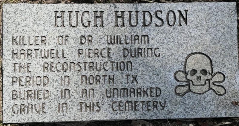 Hopkins County Genealogical Society Hugh Hudson marker October 2026