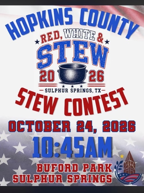 Hopkins County 2026 Stew Contest October 24 2026